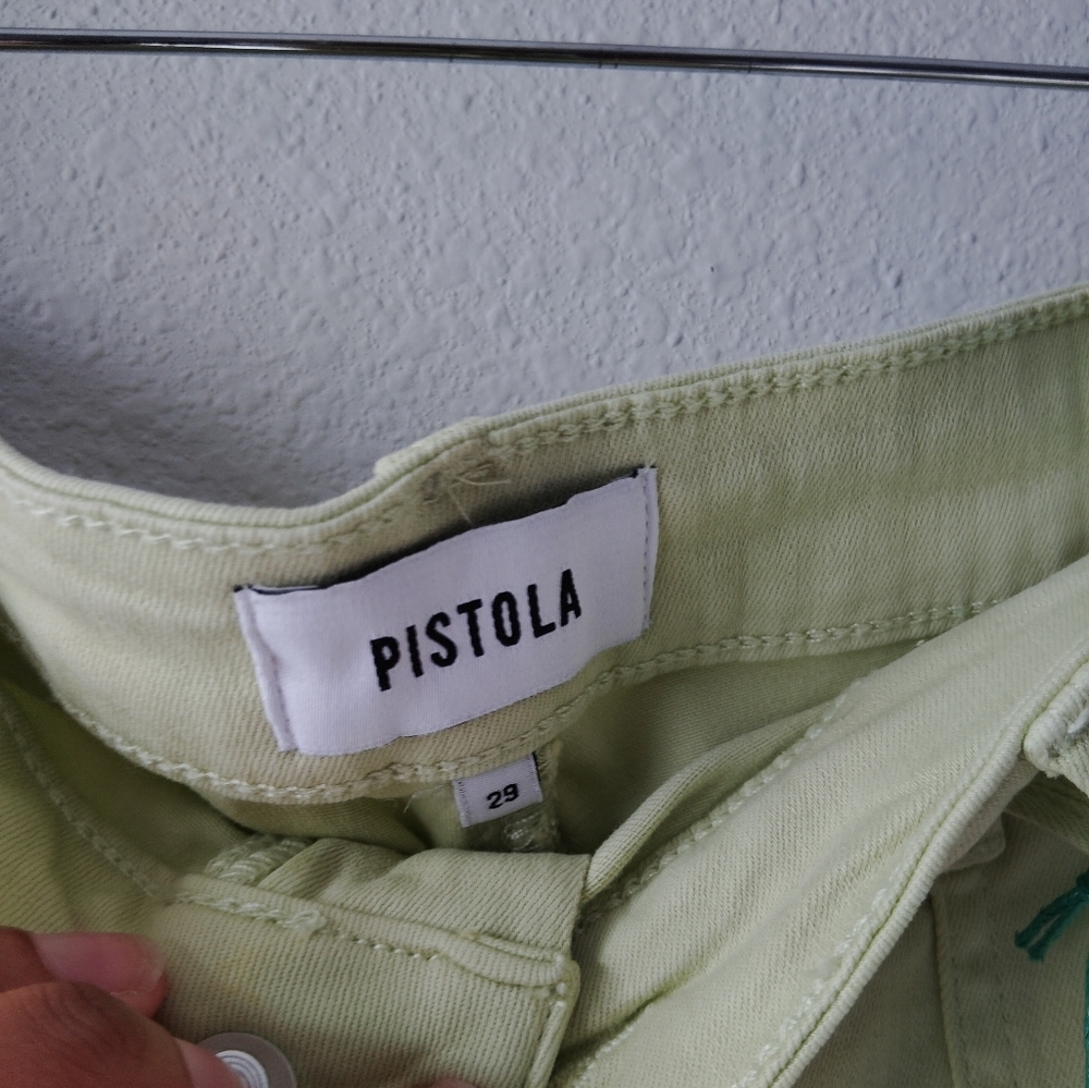 Pistola Cotton Lime Green Cargo Shorts - Picture 3 of 6